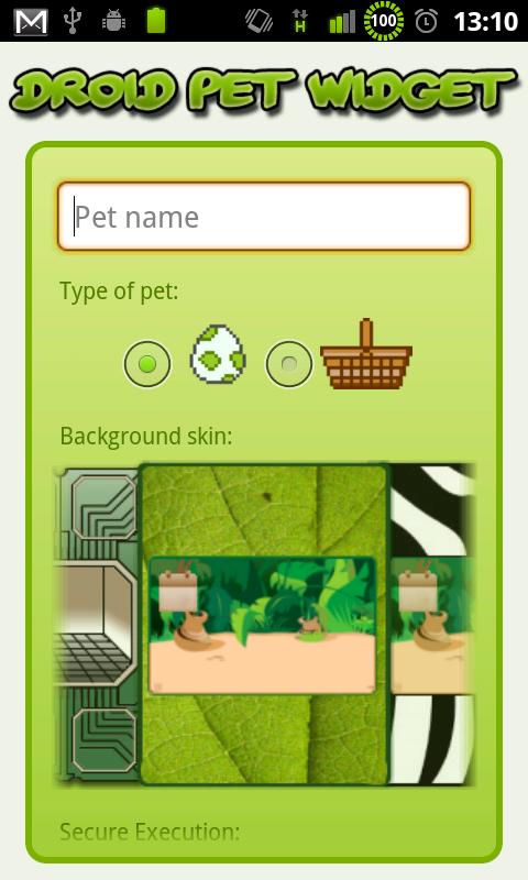 桌面電子寵物 Droid Pet Widget