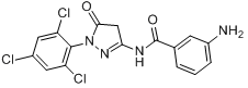 1-（2,4,6-三氯苯基）-3-（間氨基苯甲醯胺基）-5-吡唑酮