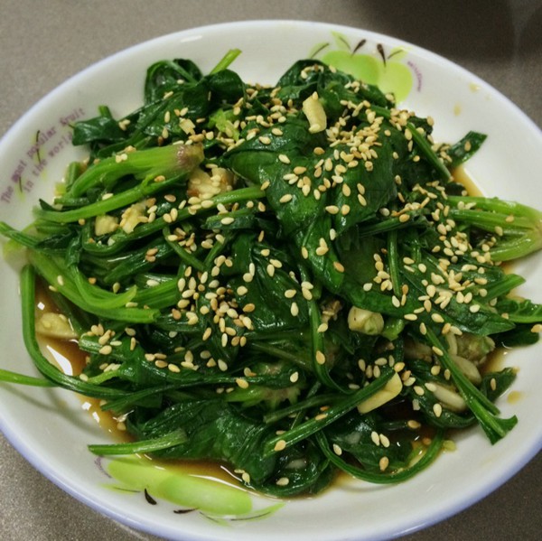 涼拌芝麻菠菜