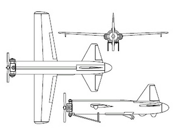 “靶-2”靶機三視圖