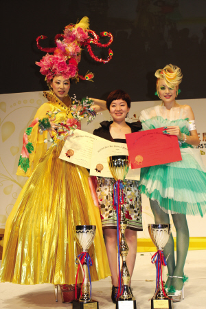學員尤麗調獲亞洲髮型化妝大賽三項冠軍