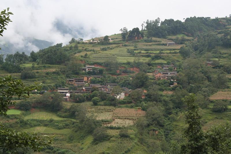 溫宅自然村全景