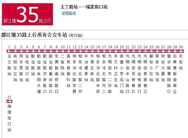 都江堰公交35路