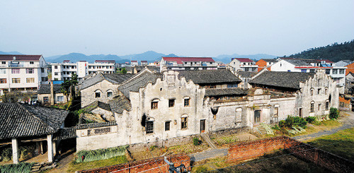 被現代建築包圍的馬氏莊園全景圖