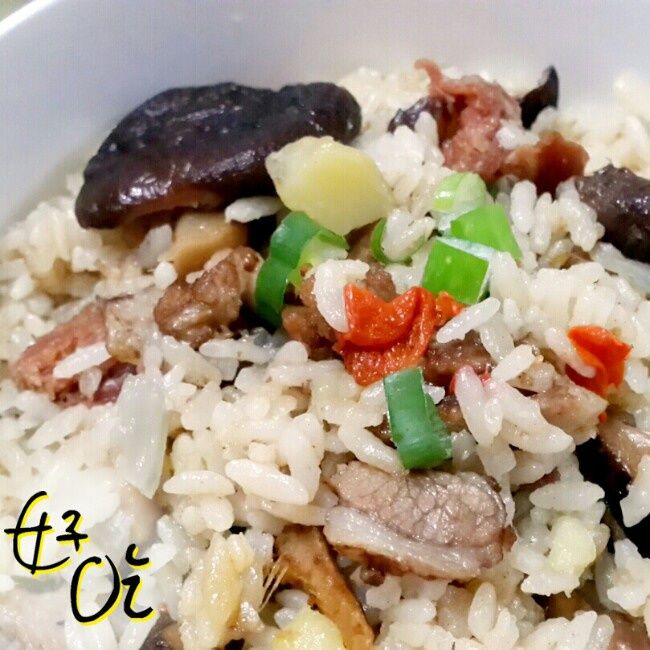 香菇羊肉燜飯