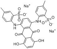 2,2\x27-[（9,10-二氫-5,8-二羥基-9,10-二氧代-1,4-蒽二基）二亞氨]雙[5-甲基苯磺酸]二鈉鹽