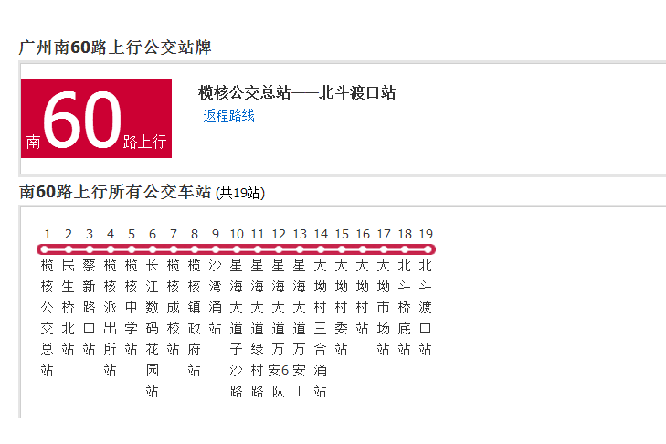 廣州公交南60路