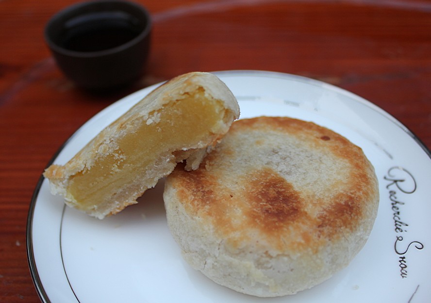 綠豆餡餅特寫