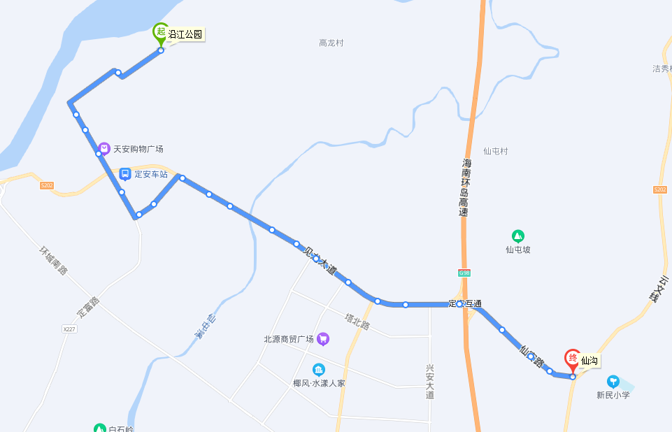 定安公交1路