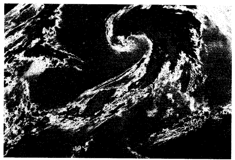 圖7 1993年6月2日00:00UTC GMS衛星紅外雲圖