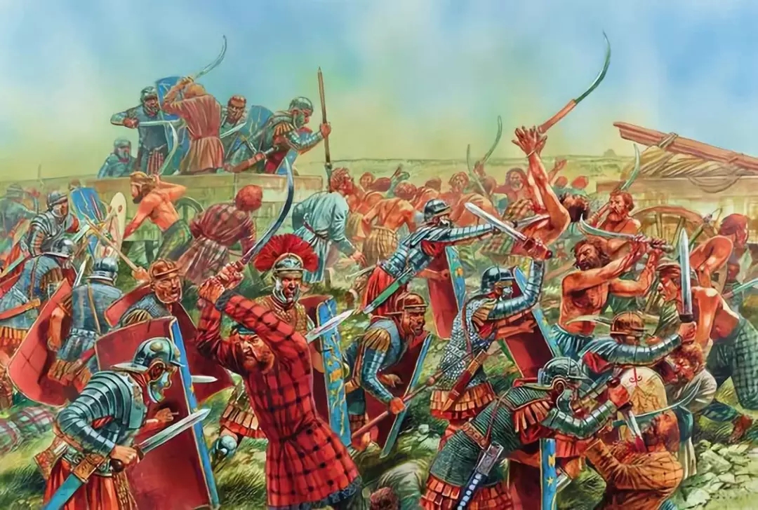 達契亞步兵的攻擊力強悍 經常讓羅馬軍團損失慘重