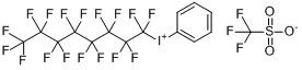 （全氟正辛基）苯基碘三氟甲烷磺酸鹽