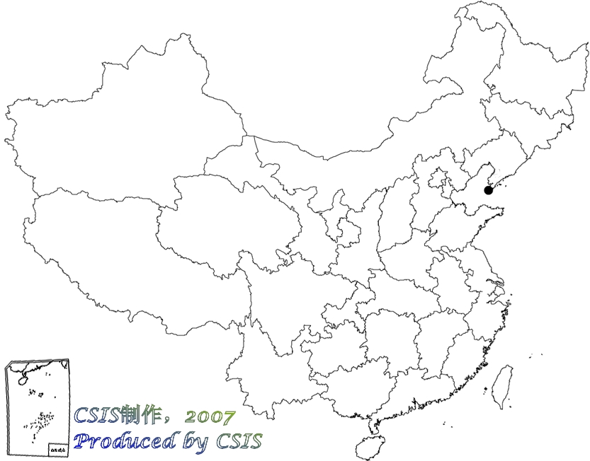 分布範圍或標本記錄點