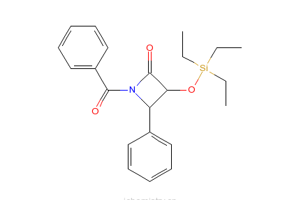 (3R,4S)-1-苯甲醯-3-[（三乙基矽）氧基]-4-苯基-2-氮雜環丁酮