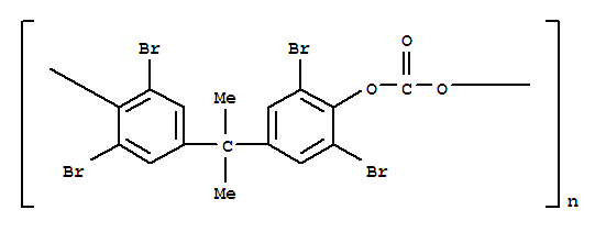 聚[氧基羰氧基（2,6-二溴-1,4-亞苯基）-（1-甲基亞乙基）（3,5-二溴-1,4-亞苯基）]