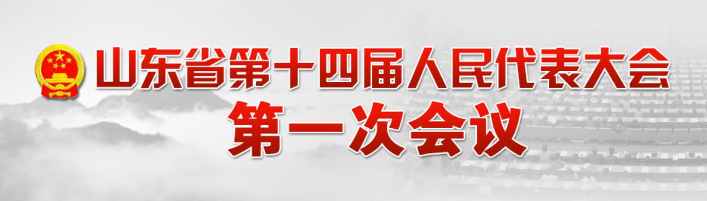 山東省第十四屆人民代表大會第一次會議