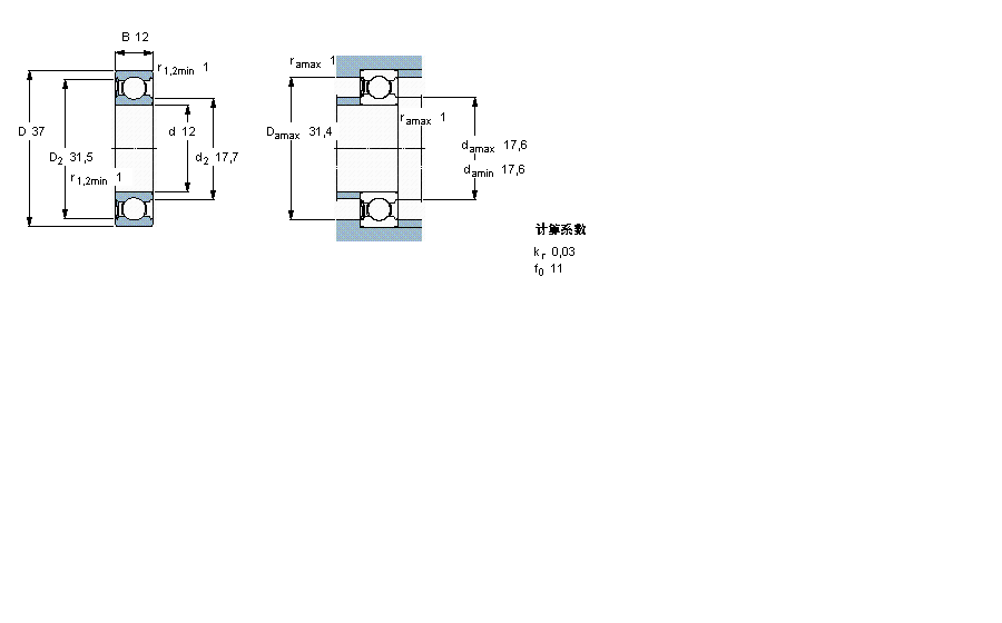 SKF 6301-RSL軸承