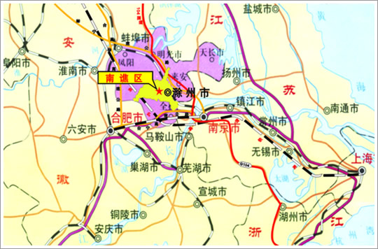 南譙開發區位