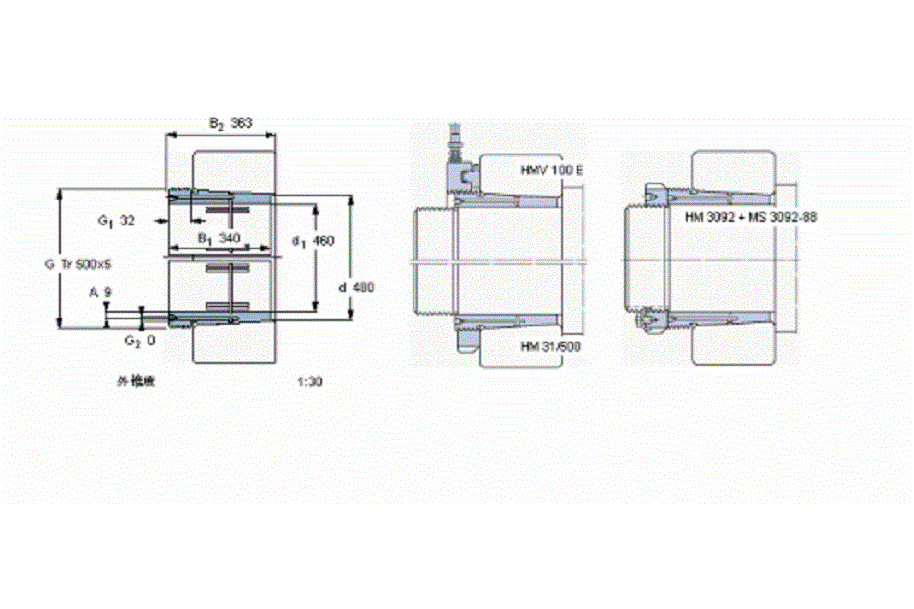 SKF AOH24196軸承