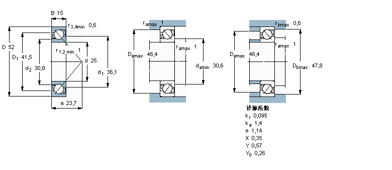 SKF 7205BECBY軸承