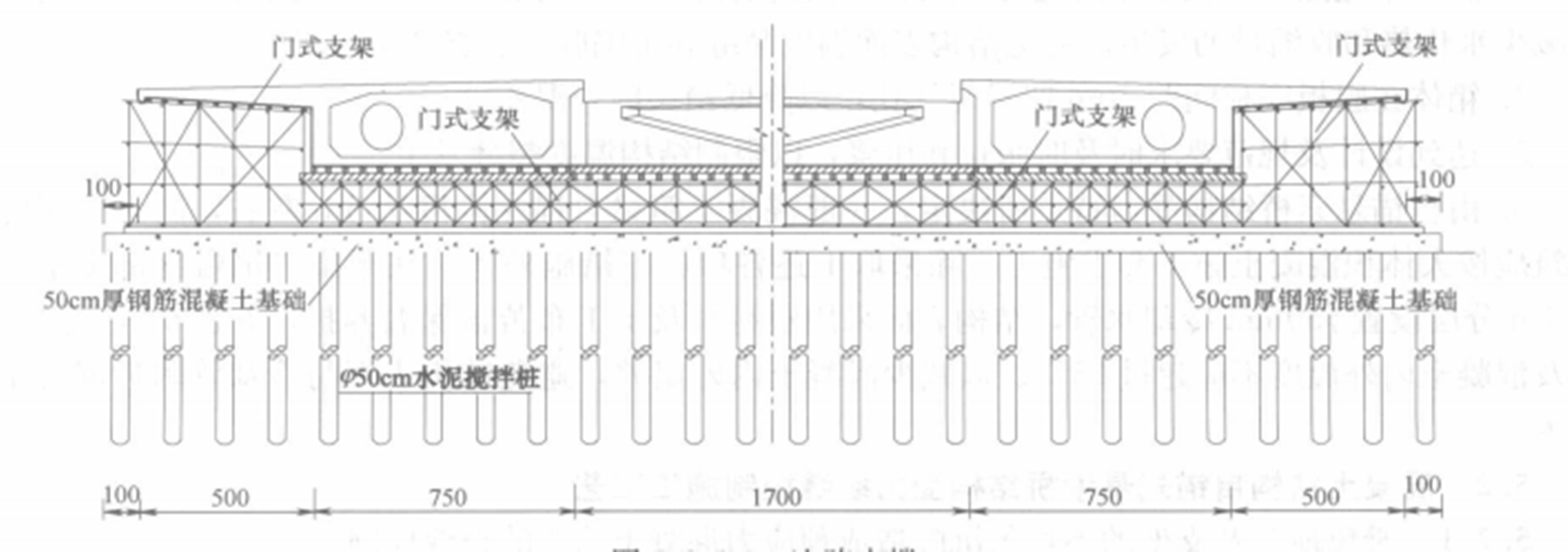 混凝土結構自錨懸索橋施工裂縫控制施工工法