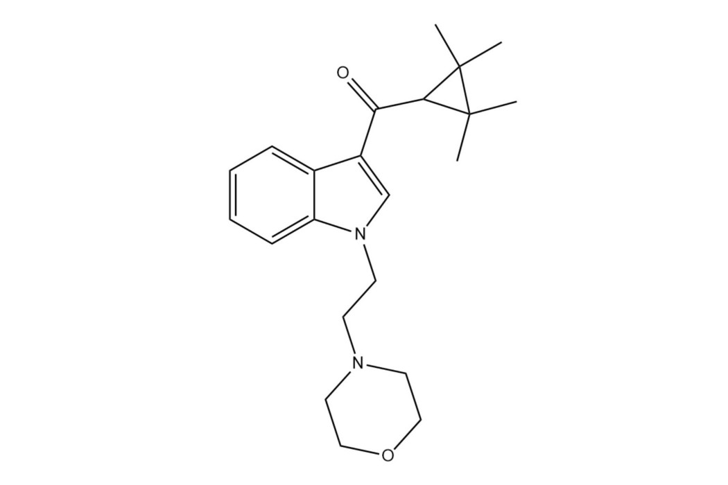 [1-（2-嗎啉-4-基乙基）-1H-吲哚-3-基]-（2,2,3,3-四甲基環丙基）甲酮