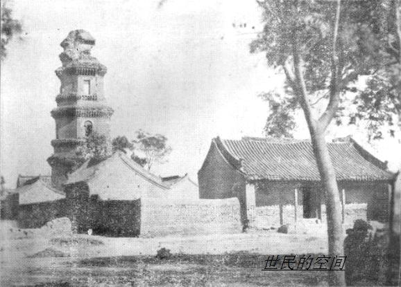 民國時期二祖村元符寺全景