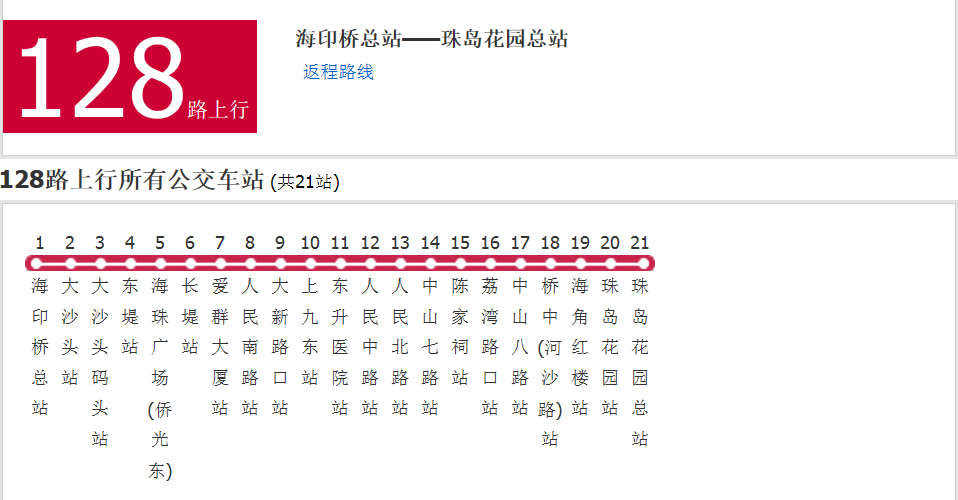 廣州公交128路