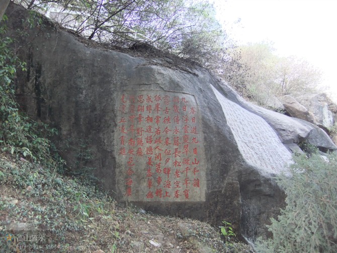 琴高山摩崖石刻