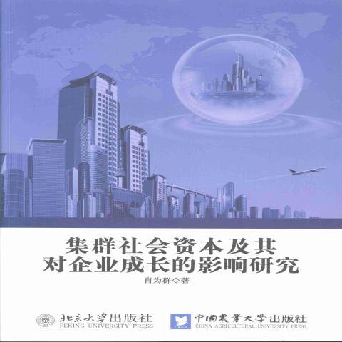 集群社會資本及其對企業成長的影響研究(2013年北京大學出版社、中國農業大學出版社出版的圖書)