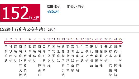 成都公交152路