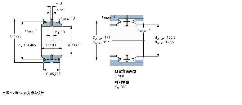 SKF GEZ408ES-2RS軸承