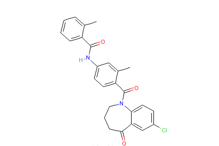 N-[4-[（7-氯-2,3,4,5-四氫-5-氧代-1H-1-苯並氮雜卓-1-基）羰基]-3-甲基苯基]-2-甲基苯甲醯胺