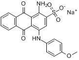 1-氨基-9,10-二氫-4-[（4-甲氧基苯基）氨基]-9,10-二氧代-2-蒽磺酸單鈉鹽