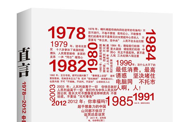 直言：1978-2012中國話語