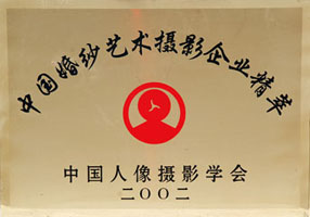 2002年被評為“中國婚紗藝術攝影企業精萃”