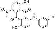 1-（3-氯苯基氨基）-4,8-二羥基-5-硝基-9,10-蒽二酮