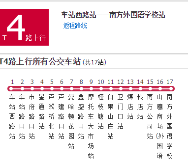 株洲公交T4路