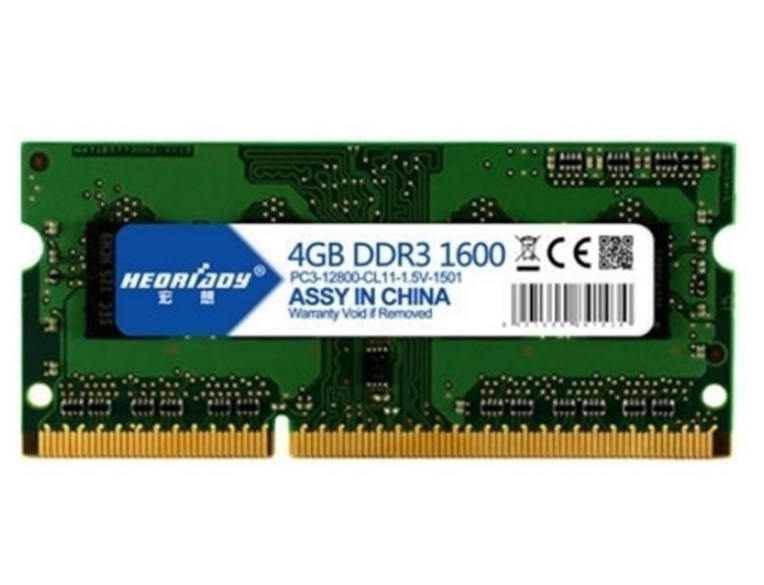 宏想4GB DDR3 1600（筆記本）