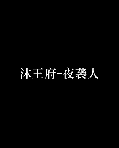 沐王府-夜襲人