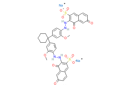 3,3\x27-[亞環己基二[（2-甲氧基-4,1-亞苯基）偶氮]]雙（4,6-二羥基）-2-萘磺酸二鈉鹽
