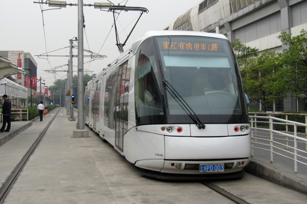 張江有軌電車1路(上海張江有軌電車1路)