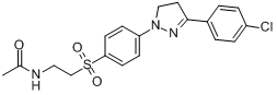 N-[2-[[P-[3-（P-氯苯基）-2-吡唑-1-基]苯基]磺醯]乙基]乙醯胺