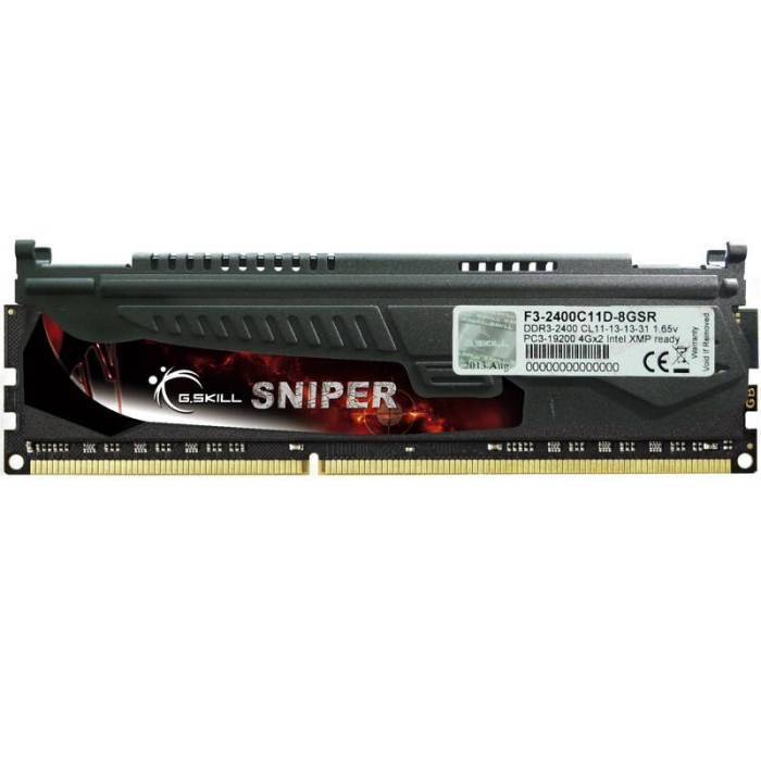 芝奇狙擊手Sniper 8GB DDR3 1600(F3-12800CL9D-8GBSR)