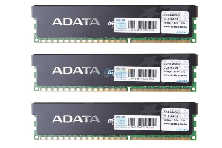 威剛遊戲威龍 DDR3 2000G 6G