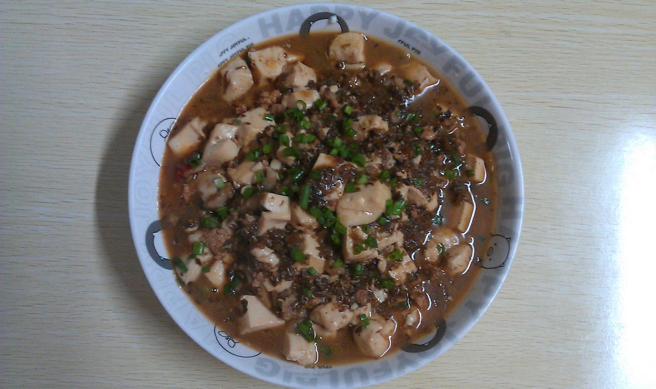 芽菜肉末豆腐