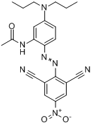 N-[2-[（2,6-二氰基-4-硝基苯基）偶氮]-5-（二丙基氨基）苯基]-乙醯胺