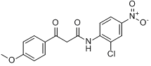alpha-（4-甲氧基苯甲醯基）-2-氯-4-硝基乙醯苯胺