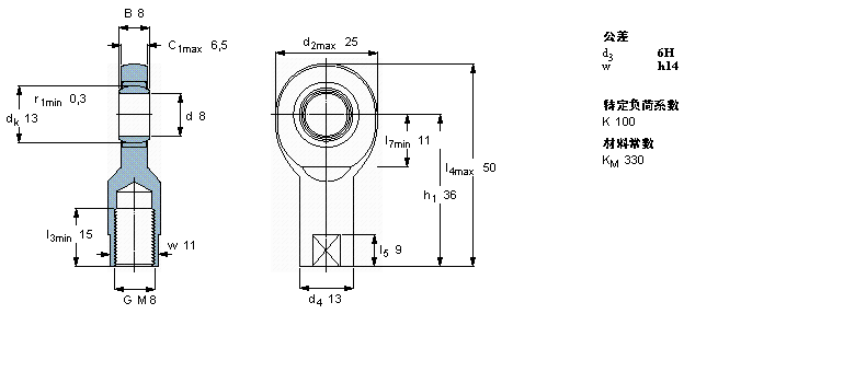 SKF SI8E軸承