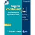 English Vocabulary in Use Pre-intermediate and Intermediate with Answers and CD-ROM